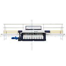 Automatic 7 Grinding Head Vertical Glass Straight Round Edging And Polishing Machine For Flat Glass PLC provided